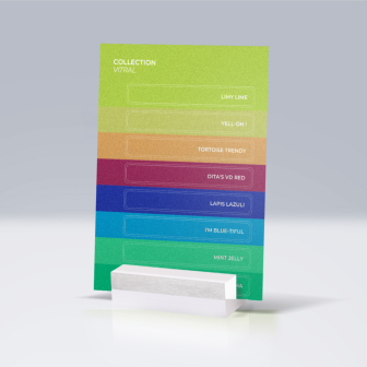 SHADES STICKERS CARD - VITRAL COLLECTION