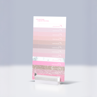 SHADES STICKERS CARD -  LIQUID POLYGEL COLLECTION