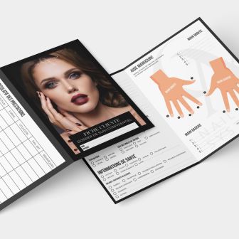 Fiche client – lot de 20 pièces