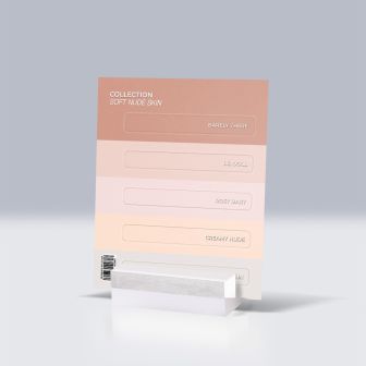 SHADES STICKERS CARD - SOFT NUDE SKIN COLLECTION