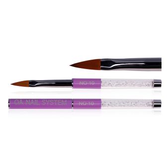 Spazzola Purpl'Shine – Oval Acryl Brush T.10