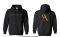 HOODIE - BLACK & GOLD - TAILLE M